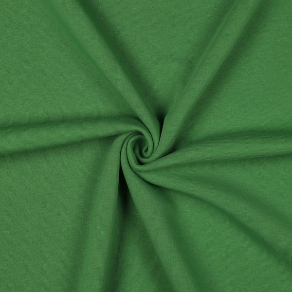 Sweat épais uni vert 69 - certifié oeko-tex (prix pour 10cm)