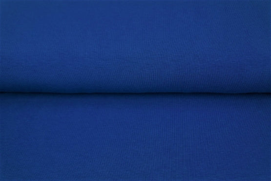 French terry brossé - bleu roi - 95% coton et 5% élasthanne Oeko-tex (prix pour 10cm)