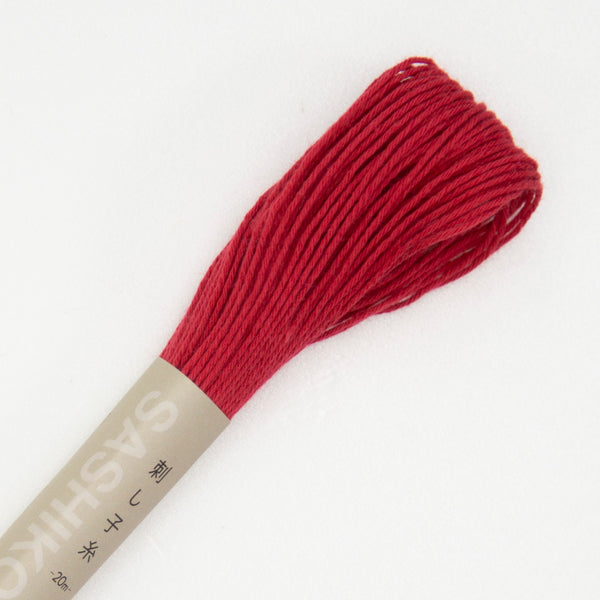 Fil sashiko de marque Olympus - rouge foncé n°12 - 20m (prix à la pièce)