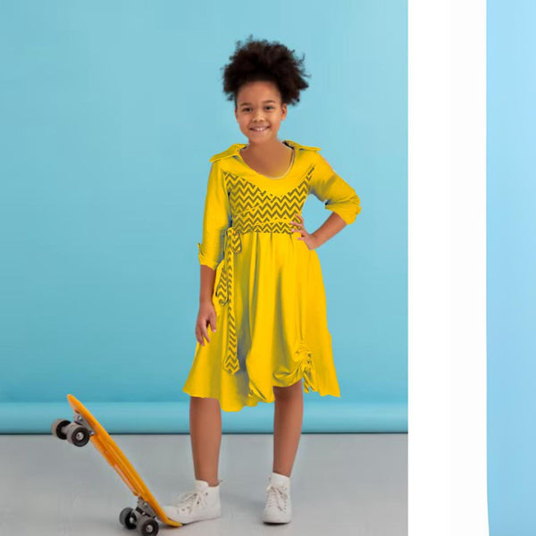 PDF - Patron digital de la robe enfant Anastasia mini de TOSCAminni du 80 au 140cm (fr)