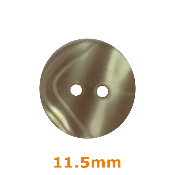 Boutons warn grey 11,5mm - imitation nacre (prix à la pièce)