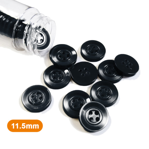 Boutons chemise bleu marine 11,5mm  (prix à la pièce)