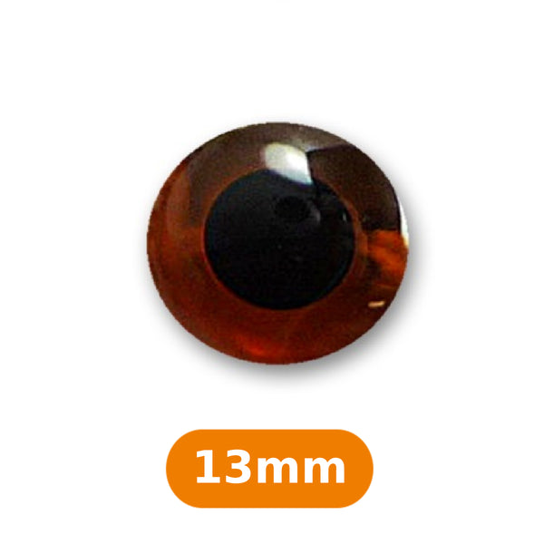 Boutons "yeux fauves"  13mm (prix à la pièce)