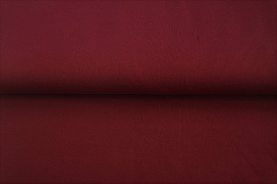 Coupon de 47cm de French terry brossé - lie de vin - 95% coton et 5% élasthanne Oeko-tex