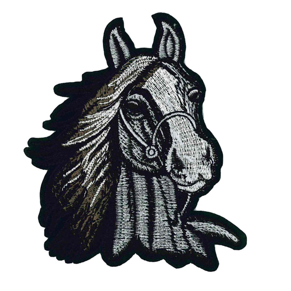 Patch thermocollant Cheval noir  - (prix à la pièce)