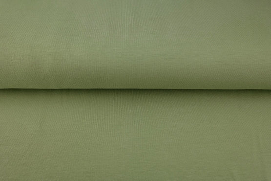 French terry brossé - Olive - 95% coton et 5% élasthanne Oeko-tex (prix pour 10cm)