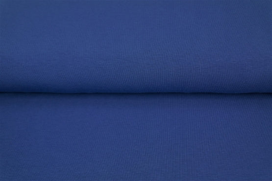 Bord cote tubulaire bleu roi - Oeko-tex( prix par 10cm)