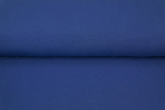 Bord cote tubulaire bleu roi - Oeko-tex( prix par 10cm)