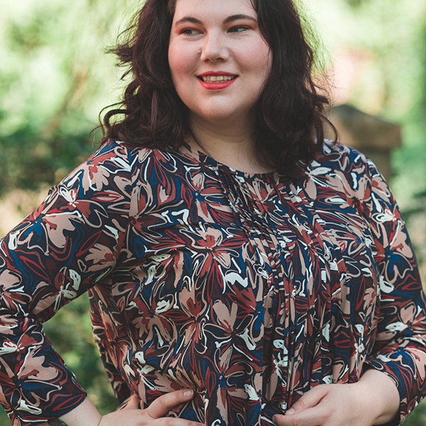 PDF - Patron grandes tailles de la Blouse / robe Eileen de Coralie Bijasson (Tailles 48 à 56)