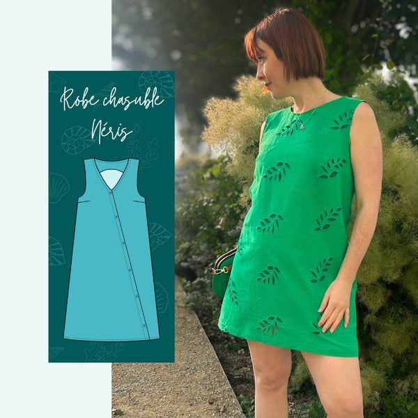 PDF- patron digital de la robe  chasuble et top Néris de Instinct Couture (taille 32 à 52)