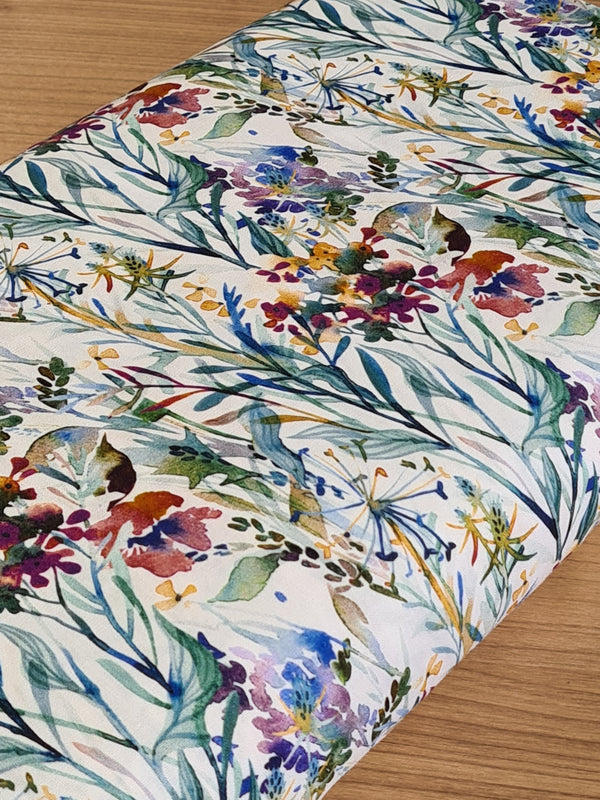 Popeline 100% coton "Etangs de Monet" certifiée Oeko-Tex (prix pour 10cm)