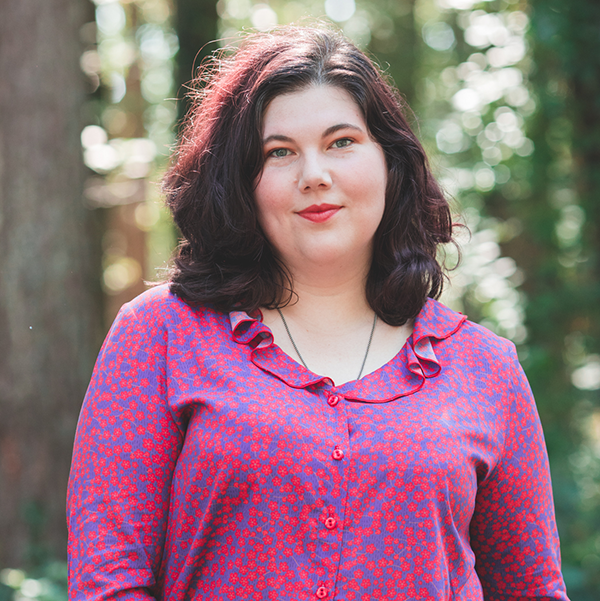 PDF - Patron grandes tailles de la blouse Emeline de Coralie Bijasson (Tailles 48 à 56)