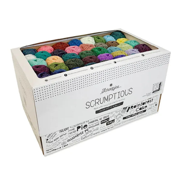 Scheepjes Pack de couleurs Scrumptious 80x30g (prix pour la boîte)