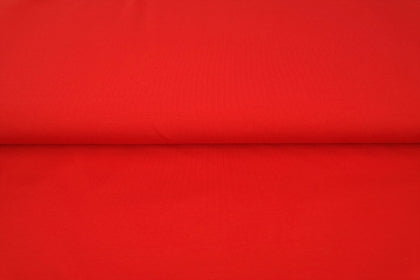 Jersey de coton uni couleur rouge vif - S011 certifié Oeko-tex (prix pour 10cm)