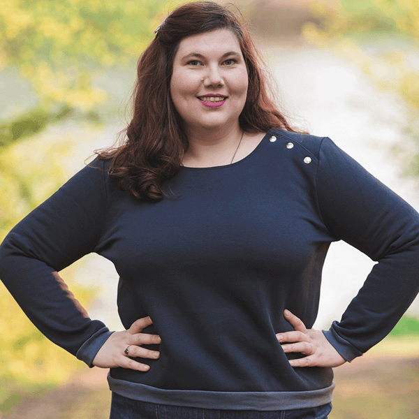 PDF- Patron grandes tailles du sweat Ellie de Coralie Bijasson