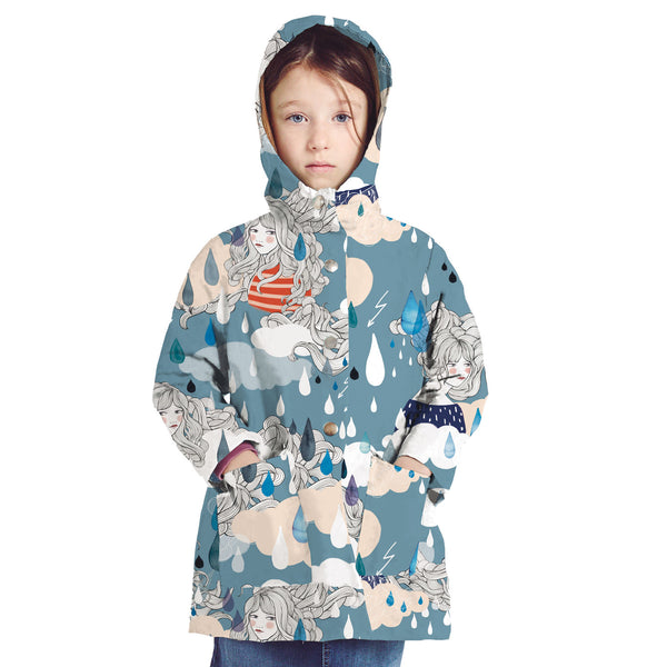 Imperméable pour enfants de 5ans à 12ans (6 langues)