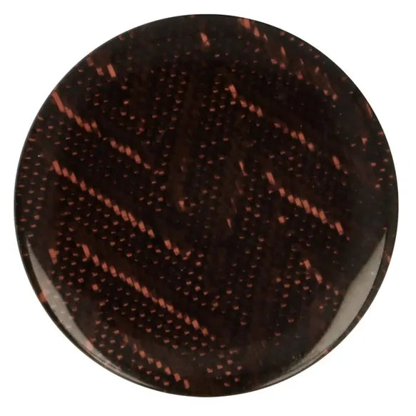 Boutons  zig zag de 25mm - grenat (prix à la pièce)