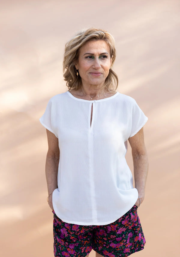 Blouse Marisa de Maison Fauve - taille 34 à 52 (fr et angl)