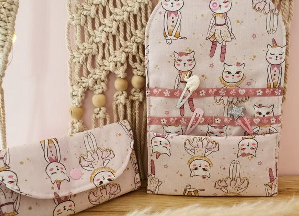 PDF - Patron digital pochette pour accessoires cheveux de ValMa Créas (fr)