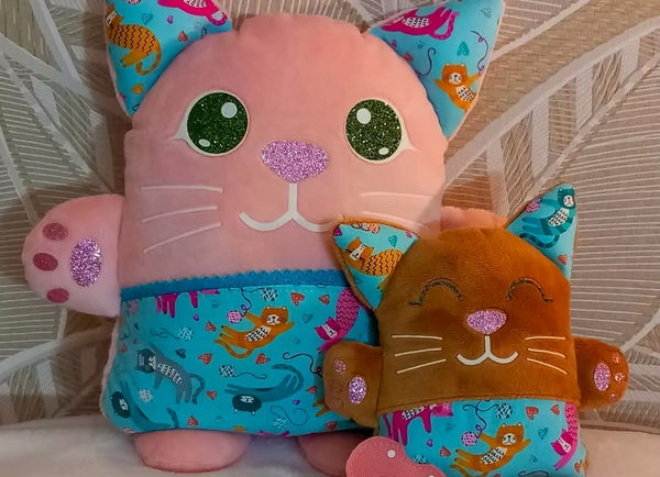 PDF - Patron digital Accessoires pour peluche bébé Taille 0 version Broderie et SVG de ValMa Créas (fr)