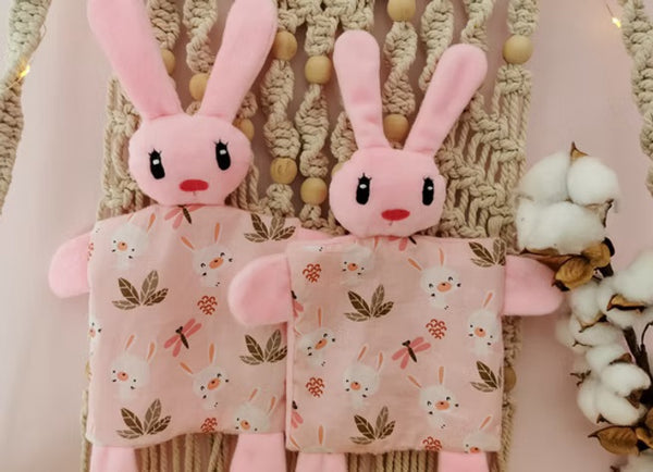 PDF - Patron digital Doudou Lapinoo version Broderie et SVG de ValMa Créas (fr)