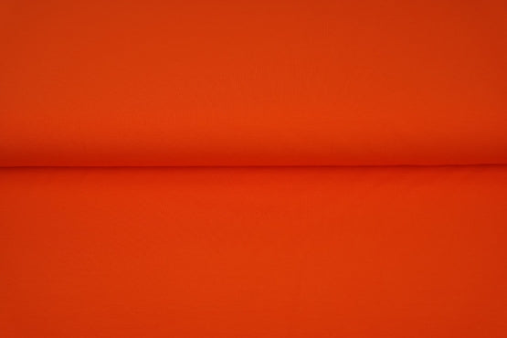 Bord cote tubulaire orange - Oeko-tex( prix par 10cm)