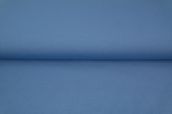 French terry brossé - bleu jeans - 95% coton et 5% élasthanne Oeko-tex (prix pour 10cm)