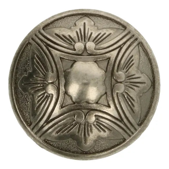 Boutons en métal argent vieilli 20mm (prix à la pièce)