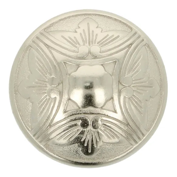 Boutons en métal argent 15mm (prix à la pièce)