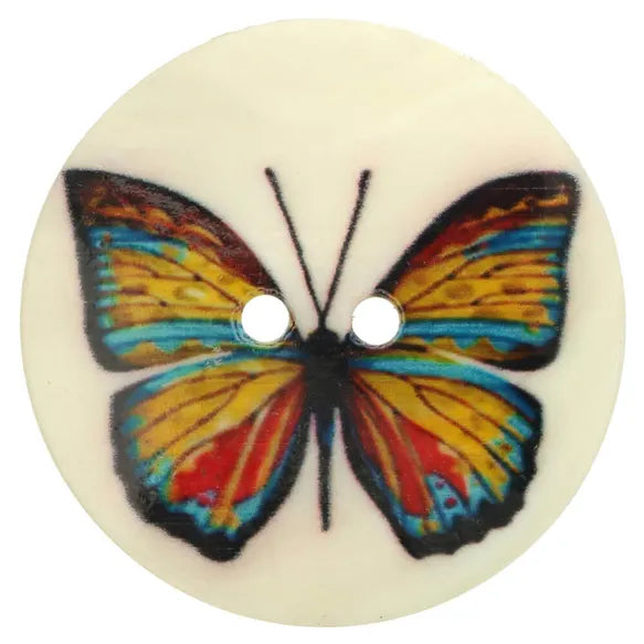Boutons papillons en nacre 28mm (prix à la pièce)