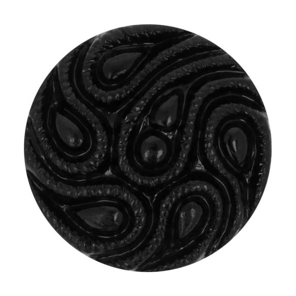 Boutons luxe noir  - 17,5mm (prix à la pièce)
