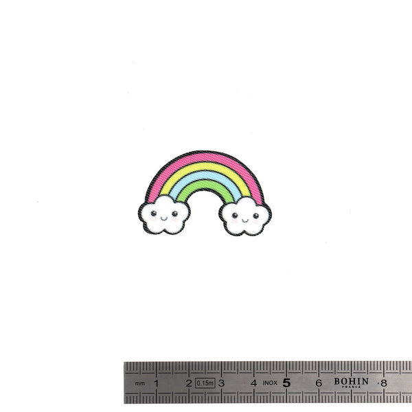 Patch thermocollant Arc en ciel de Bohin (prix à la pièce)