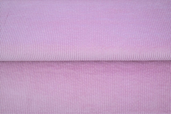 Velours grosses côtes lavé - lavande/parme - 97% coton et 3% élasthanne - Oeko-tex (Prix pour 10cm)