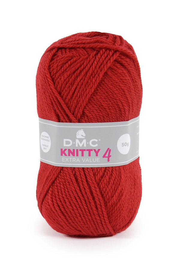 DMC - Knitty 4 - rouge amour 833 (prix pour 1 pelote)
