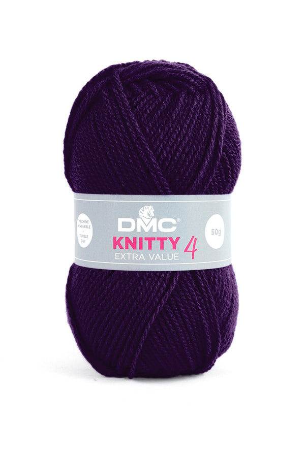 DMC - Knitty 4 - aubergine 840 (prix pour 1 pelote)
