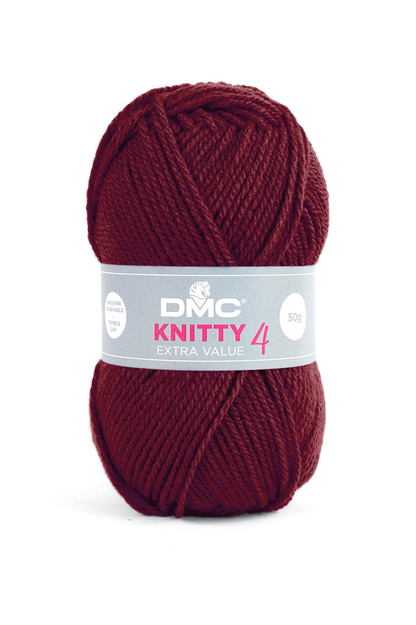 DMC - Knitty 4 - bordeaux 841 (prix pour 1 pelote)