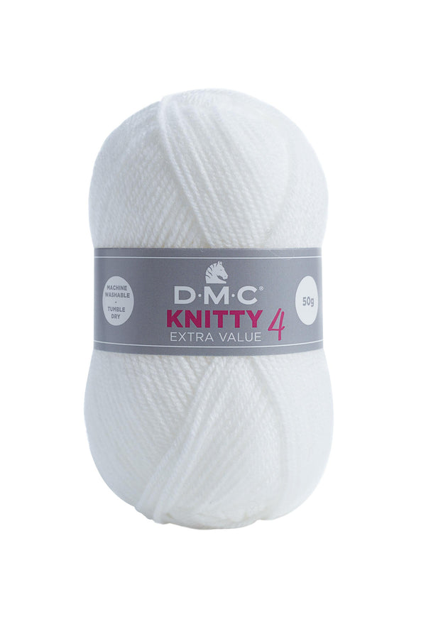 DMC - Knitty 4 - blanc 961 (prix pour 1 pelote)