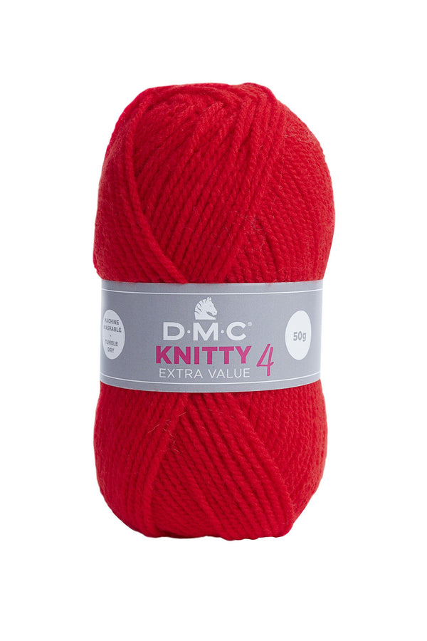 DMC - Knitty 4 - rouge 977 (prix pour 1 pelote)