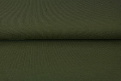 Jersey uni kaki certifié Oeko-tex (prix pour 10cm)