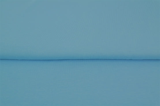 Bord cote tubulaire bleu clair S009 - Oeko-tex( prix par 10cm)