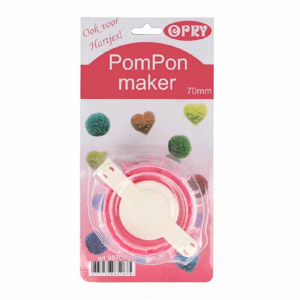 pompon maker - machine à pompons 70mm (prix à la pièce)