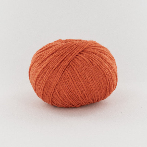 Fonty - BB mérinos - colori 835 - mandarine (prix pour 1 pelote - mérinos)