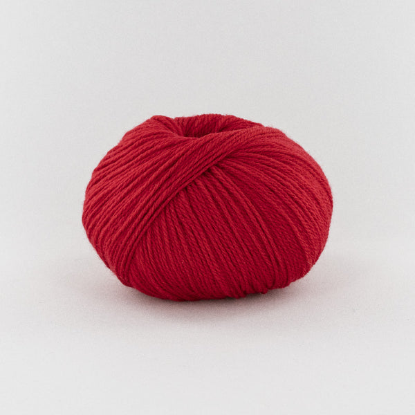 Fonty - BB mérinos - colori 859 - rouge amour (prix pour 1 pelote - mérinos)