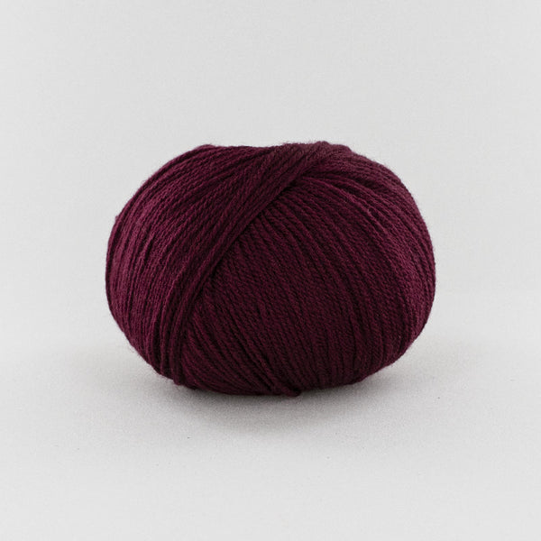 Fonty - BB mérinos - colori 860 - lie de vin (prix pour 1 pelote - mérinos)