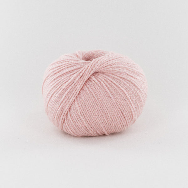 Fonty - BB mérinos - colori 917 - rose pâle (prix pour 1 pelote - mérinos)