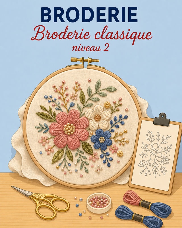 Borduren – Klassiek borduren: niveau 2