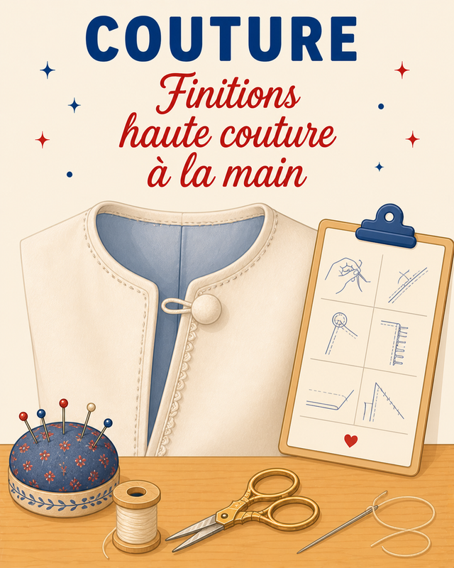 Naaien – Handgemaakte haute-coutureafwerkingen