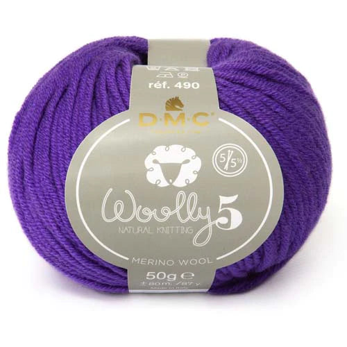 DMC - Woolly 5 couleur 136 (prix pour 1 pelote)
