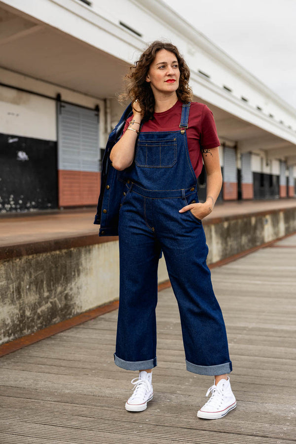 Patron pochette de la salopette Diamond de Iam patterns - taille 36 à 46 (Fr et angl)