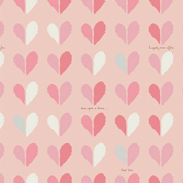 Flanelle 100% coton certifié oeko-tex de la marque Art Gallery Fabrics - mon petit coeur (prix pour 10cm)